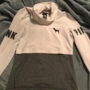 Vs Pink Cowl Neck Sweater