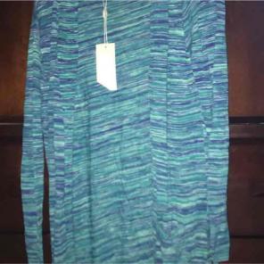 Blue and turquoise cardigan