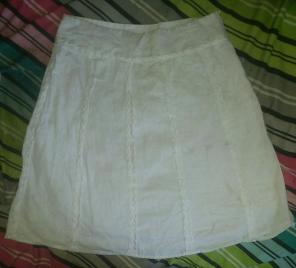White skirt