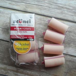 Microban hair rollers curlers