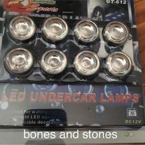 NEW IN PACKAGE BLUE LED UNDER CAR LAMPS