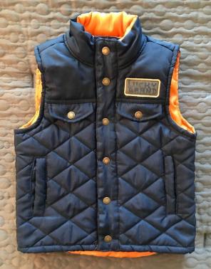 Lucky Brand Boys Quilted Vest Size 5