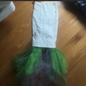 Handmade mermaid fish tail for costume