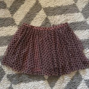 Mauve Polka Dot Skirt