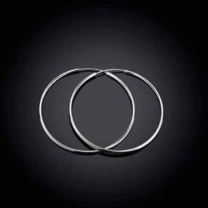 925 STERLING SILVER HOOP EARRINGS