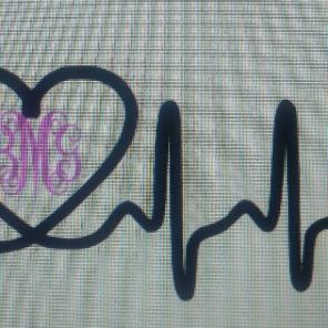 Customized nursing decal
