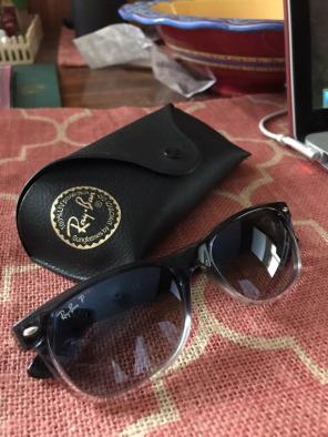 Polarized Ray Ban Wayfarers Ombré