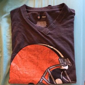 Cleveland Browns V Neck Tshirt