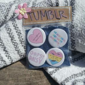 tumblr inspired buttons