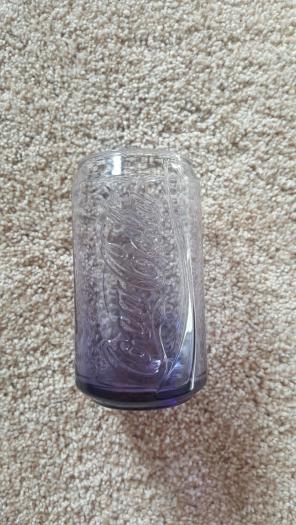 Original Coke Glass ombre purple