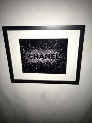 Chanel , Diamonds Are Forever Art Framed