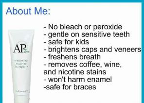 Whitening toothpaste