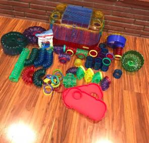 Huge Hamster Cage And Tube Bundle