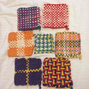 Homemade potholder bundle