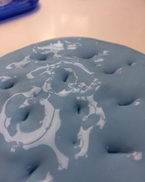 Blue Slime | Glossy, Clicks, Stretchy