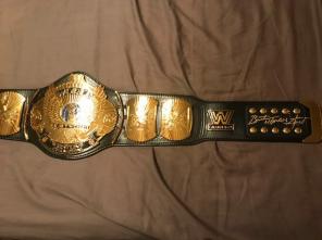 WWF Winged Eagle Belt Signed Bret Hart