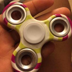 Purple and pink Fidget spinner