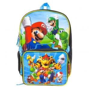 Nintendo Mario Backpack & Lunch Box Set