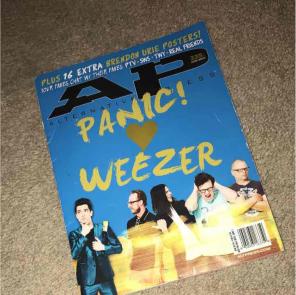 Panic at the disco/ weezer AP magazine