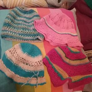 Hand Crocheted Infant and Toddler hats