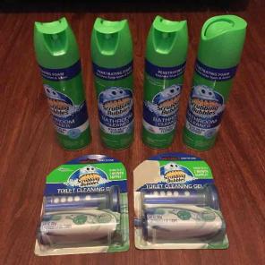 ALL set of 6 Scrubbing Bubbles