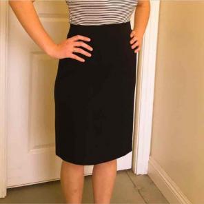 WHBM Black Skirt