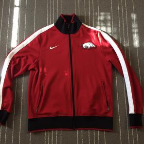 Arkansas Razorback Jacket Large Nike