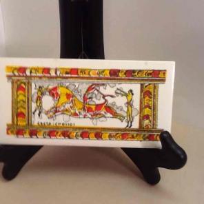 Spanish bullfighter Tile made in Greece