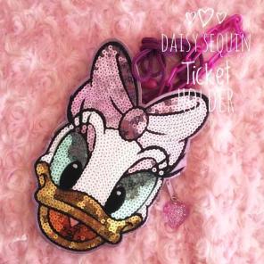 Daisy Japan Sequin Ticket Holder *used