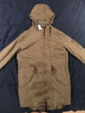 Dark Green Parka size S