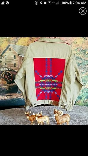 PENDLETON WOOL LINED DENIM JACKET