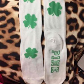 Victoria secret st Patrick's day socks