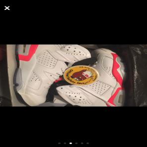 Jordan White Infrared 6
