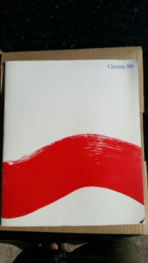 1989 Corvette Brochure