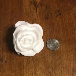 Baby White Rose Loofah