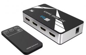 HDMI Splitter 4 Port Wireless Remote