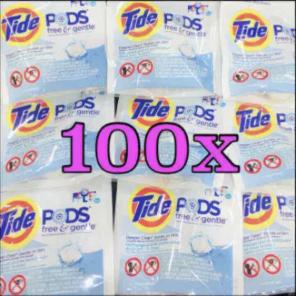 100 Tide Pods Bundle Laundry Detergent
