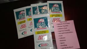 Real time foot cream