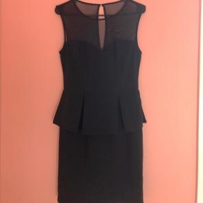 Black Peplum Dress