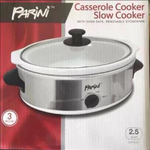 New! Casserole Slow Cooker Stoneware