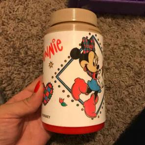 Minnie Mouse thermos cup vintage