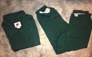 Vintage Nike Green Windbreaker TrackSuit
