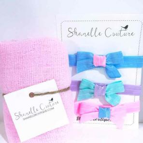 Photography wrap and headband set