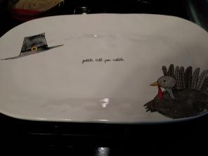 Rae Dunn Thanksgiving Serving Tray Plate