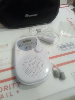 GPX am/fm shower clock radio A321
