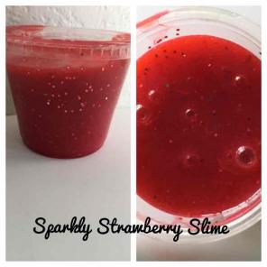 Sparkly Strawberry Jam Slime 4oz