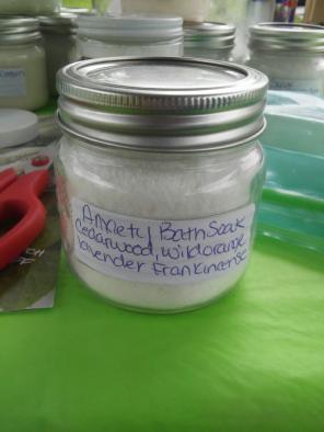 Bath soak for anxiety