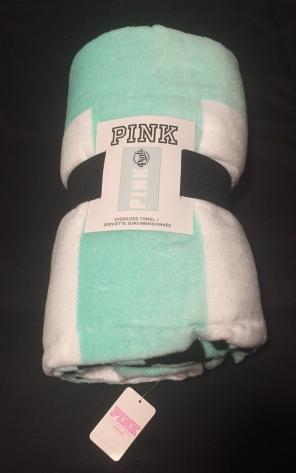VS Pink Oversized Beach Towel (free Ship