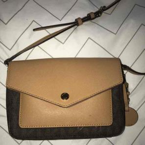 Michael Kors brown crossbody purse
