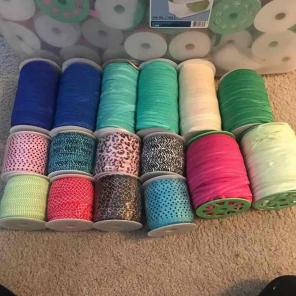 Brand New Fold Over Elastic FOE Rolls